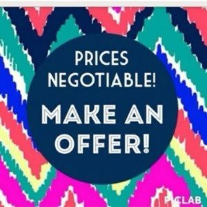 Everything in my closet can be negotiated!